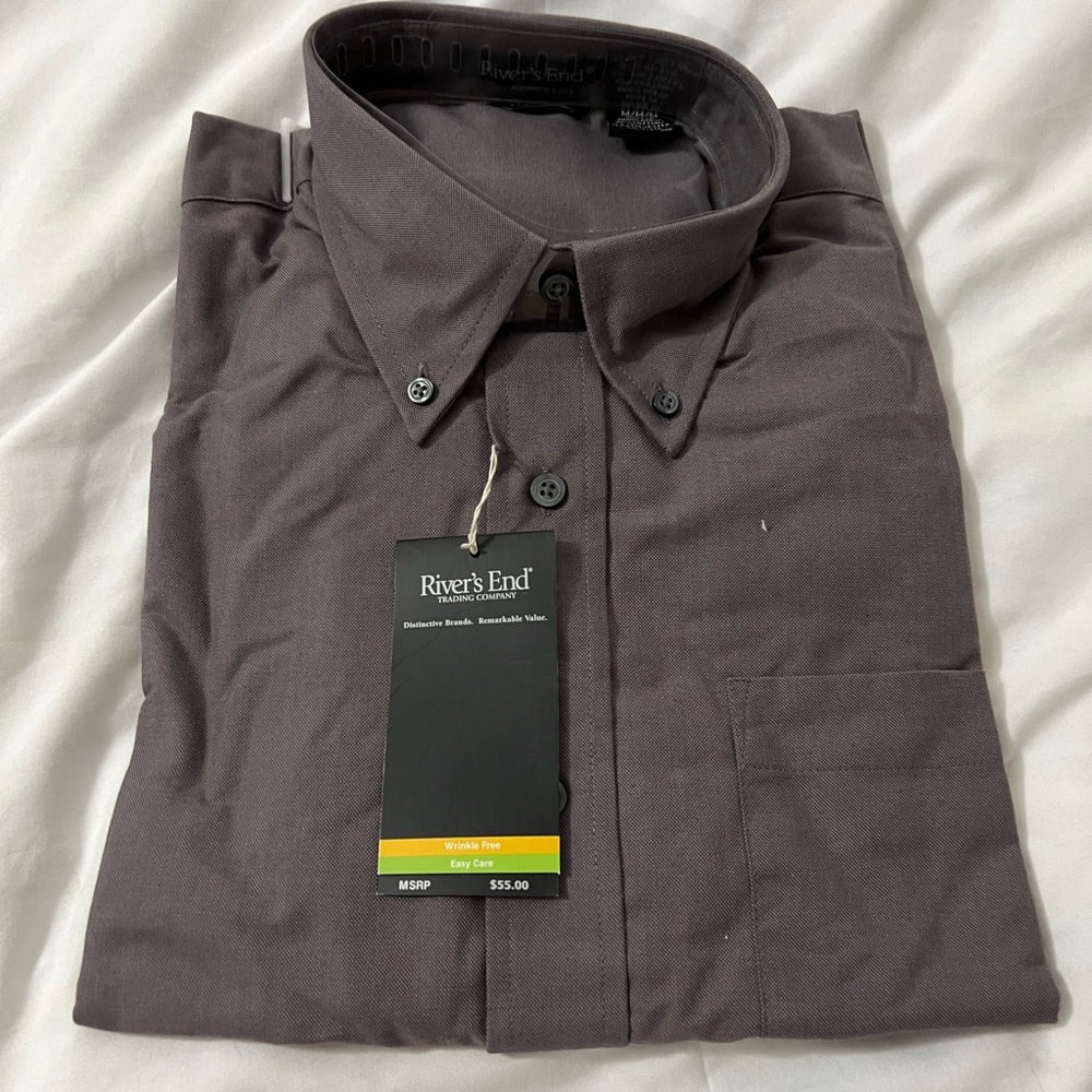 River’s End Trading Company Size medium button down new with tags